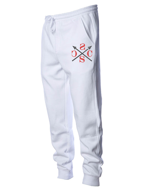 Arrow Joggers - White