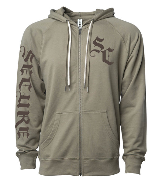 LW Zip Hoodie - Military