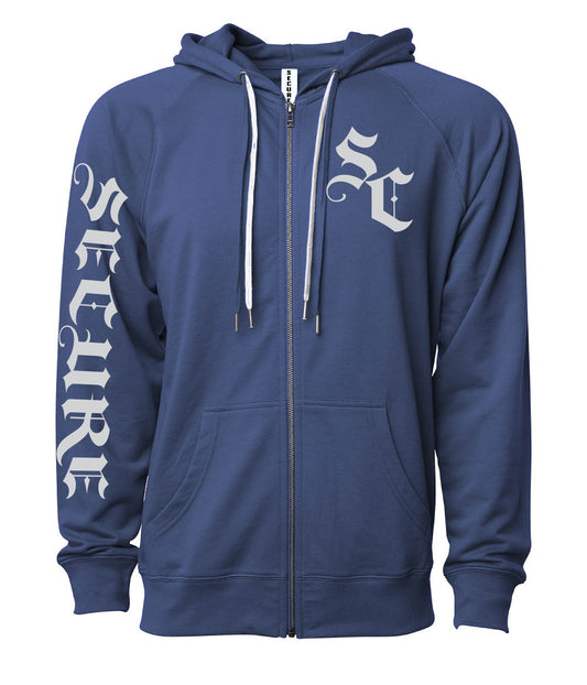 LW Zip Hoodie - Navy