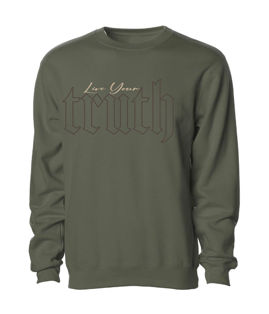 Truth Sweatshirt - Military Green